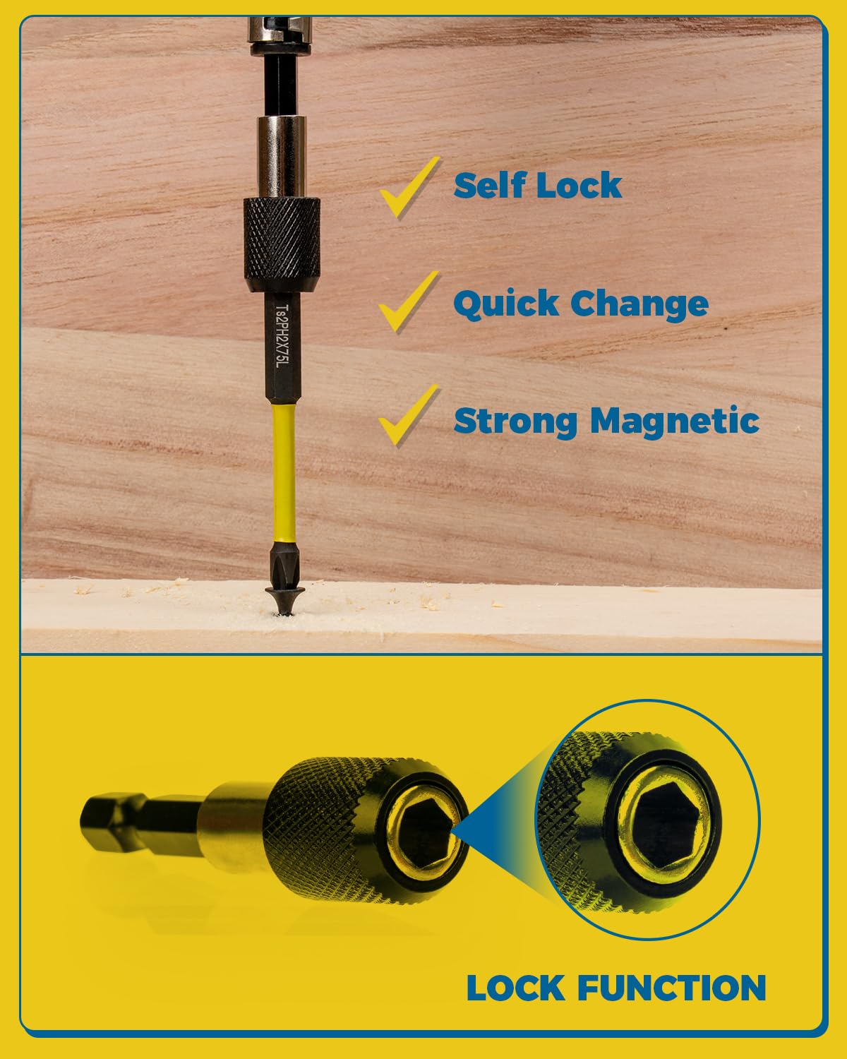 Countersink Drill Bit Set, 16PCS Tapered Bits with Plug Cutters