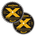 12 Inch Miter Saw Blade, 40T for Ripping, Cross Cutting&60T for Fine Finish Wood Cutting, 2pack