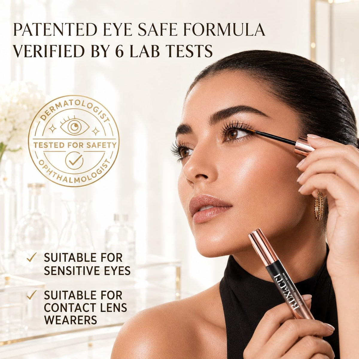 Lash Serum for Eyelash Growth: Peptide & Biotin Lash and Brow Serum, 6 mL