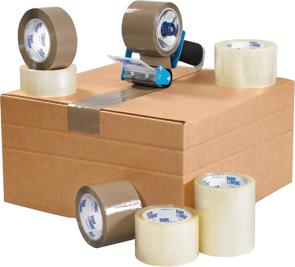 PMD242412 Multi-Depth Corrugated Boxes, 24"L x 24"W x 12"H, Kraft (Pack of 10)