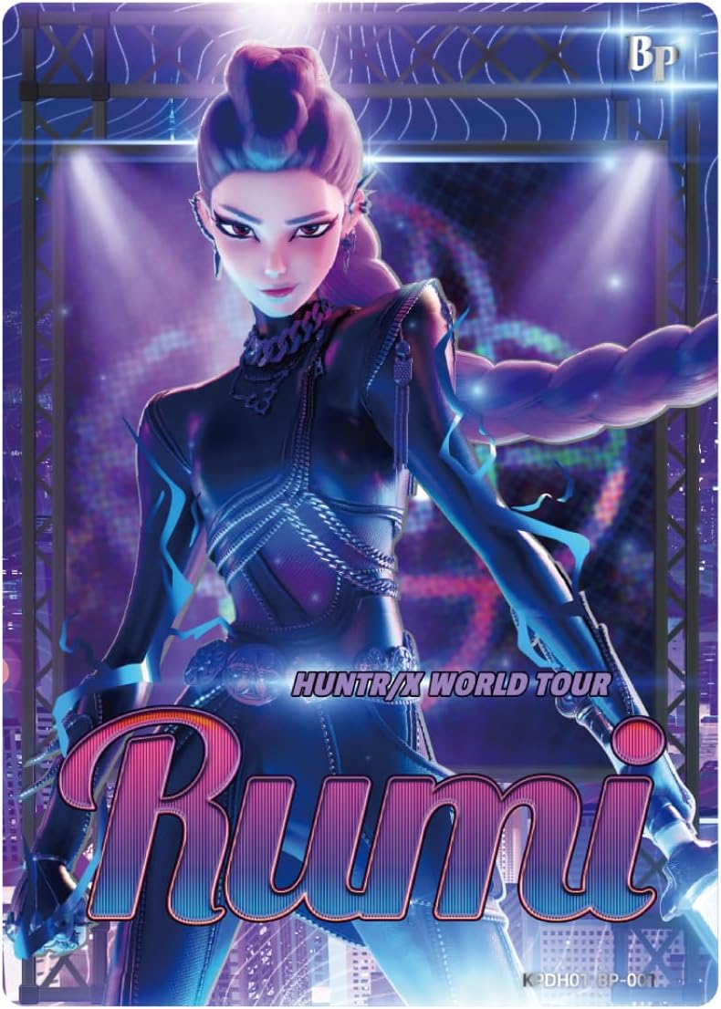 Kpop Demon Hunters Collectible Trading Cards, Energy Edition, Seris 1, Collector Box, 5 Packs | Collector Box