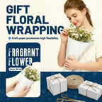 White Kraft Paper Roll 36" x 2,160" (180') for Gift Wrapping Bouquet Flower Art Painting Craft Writing Packaging