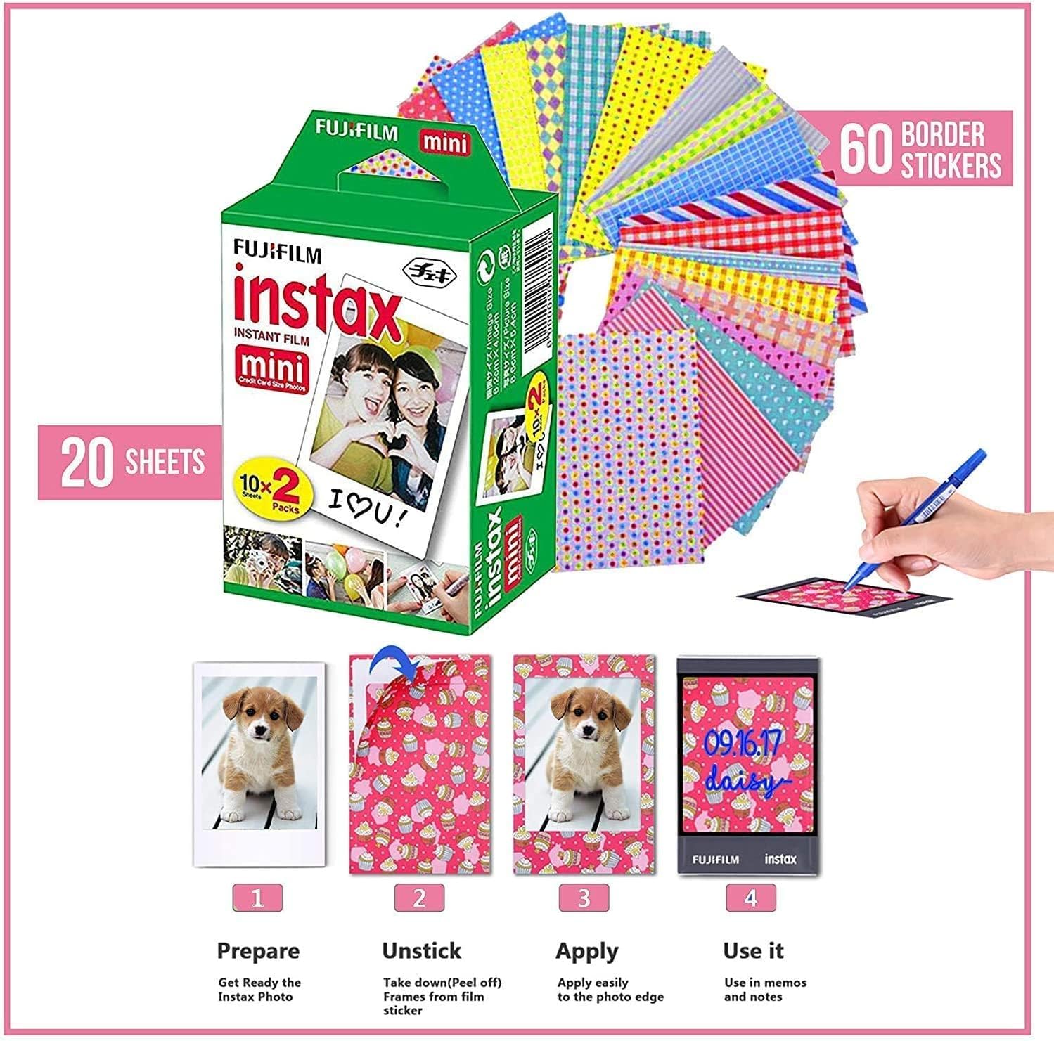 Instax Mini 12 Instant Camera Lilac Purple + Shutter Compatible Carrying Case + Fuji Film Value Pack (20 Sheets) +