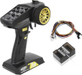 7 Channels RC Transmitter with Receiver Built-in Light Control System and 12LED Light Set, 2.4GHz Radio Remote