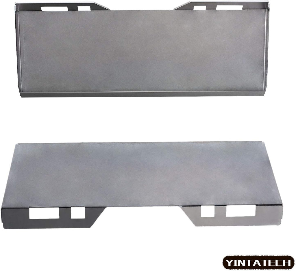 1/4" Universal Quick Attach Mount Plate for Kubota Bobcat Loader | Heavy duty 1/4" steel skid steer attachment plate