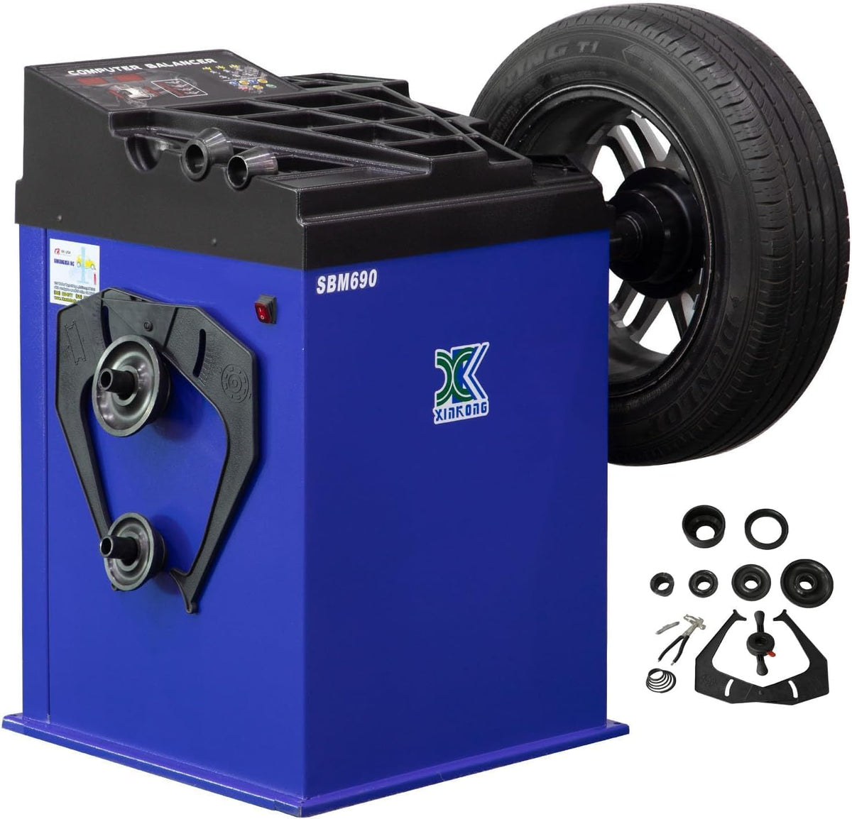 Tire Machine and Tire Balancer Combo,110V,580-690