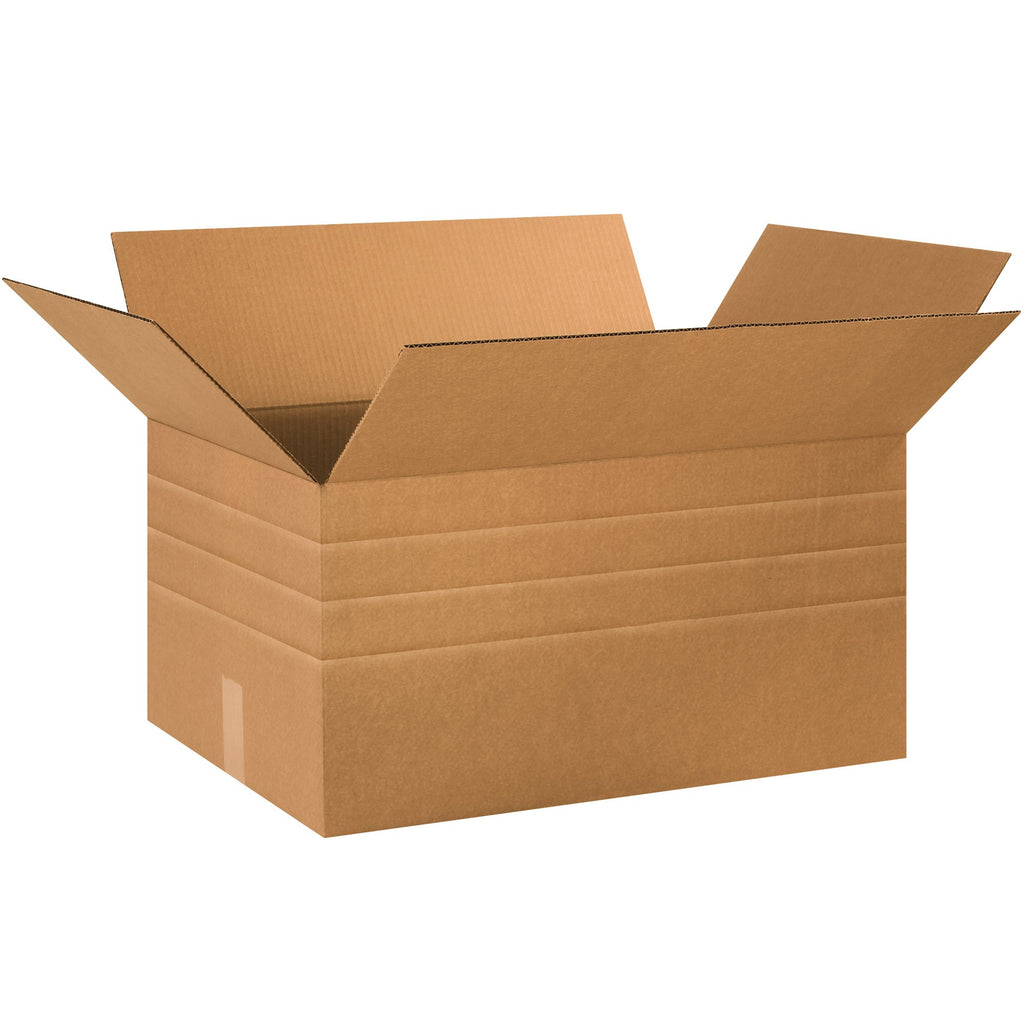 Shipping Boxes Multi-Depth 24"L x 16"W x 12"H, 15-Pack | Corrugated Cardboard Box for Packing, Moving and Storage