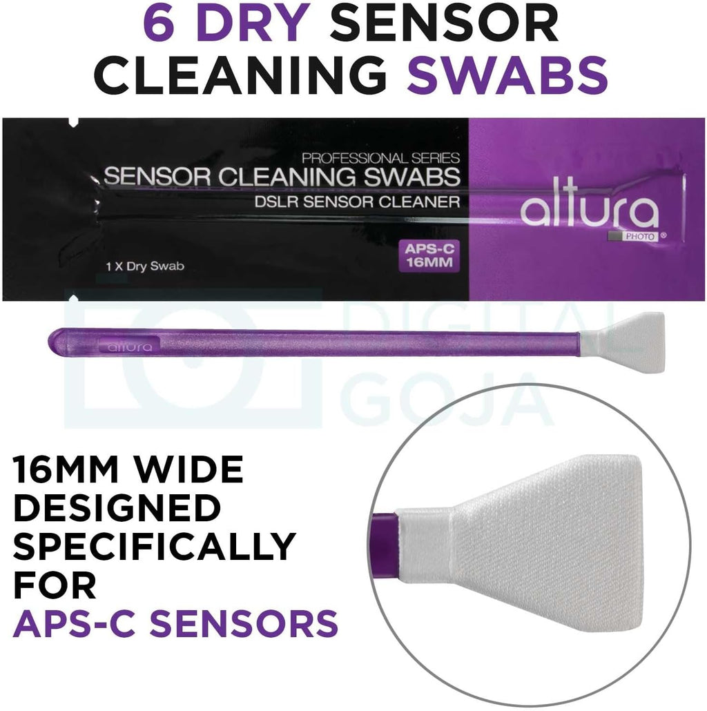 Camera Cleaning Kit, APS-C Sensor Cleaner for DSLR Mirrorless | Streak-Free Results, Includes All-Natural Cleaner