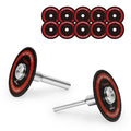 10PCS 1.5" Cut-Off Wheels for Drill,2 Shanks(1/4"+1/8" Mandrel)