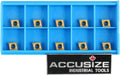 Accusize Carbide Inserts, CCMT21.51, TiN Coated, 2100-1008x10