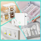 P0 Label Maker, Thermal Machine Sticker Label Printer, Label Maker Waterproof Labels, Multiple Templates, Portable