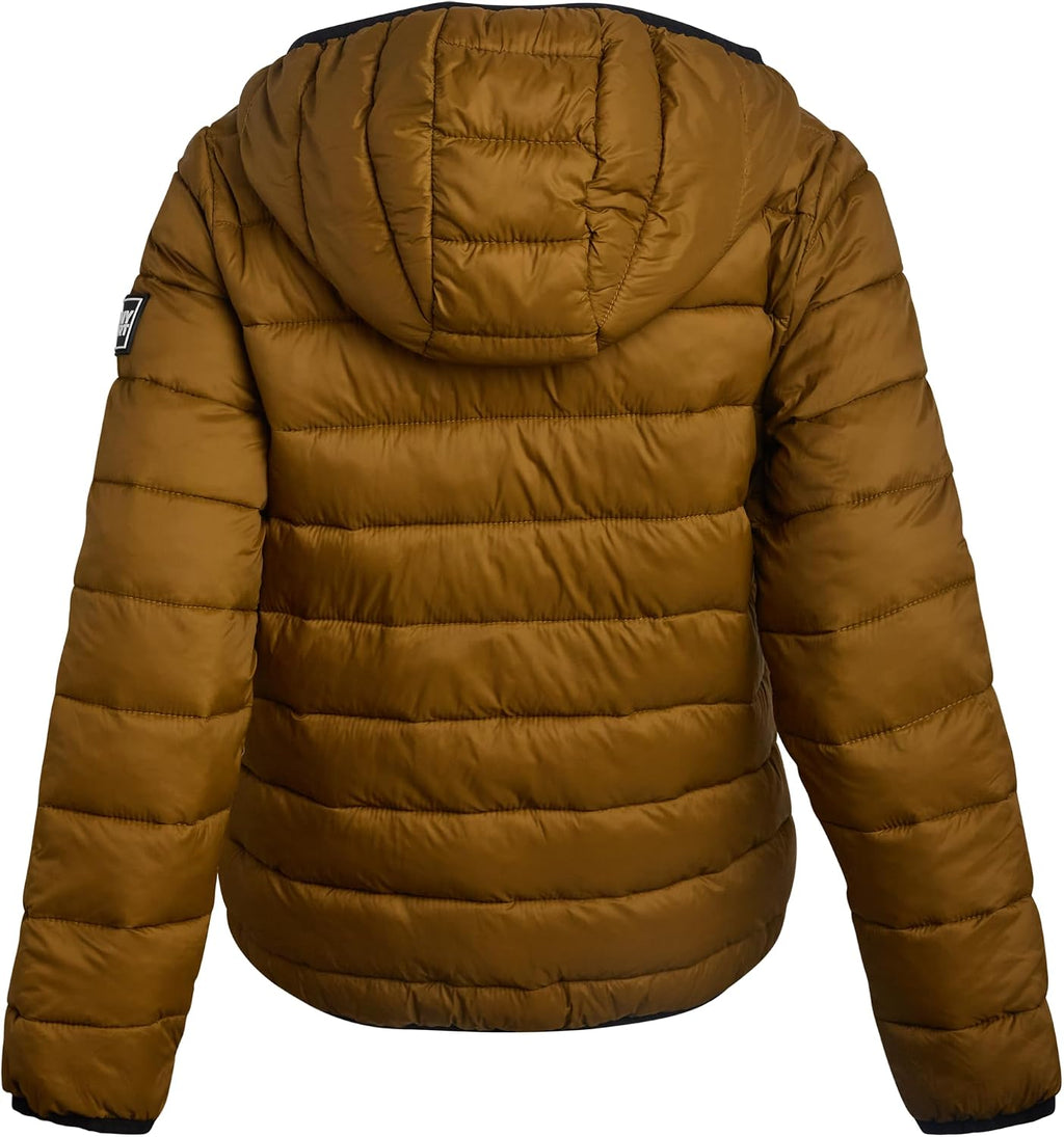 DKNY Boys Winter Jacket, Midweight Puffer Coat, Weather Resistant, Hooded | Insulated Bubble Warmth, Weather