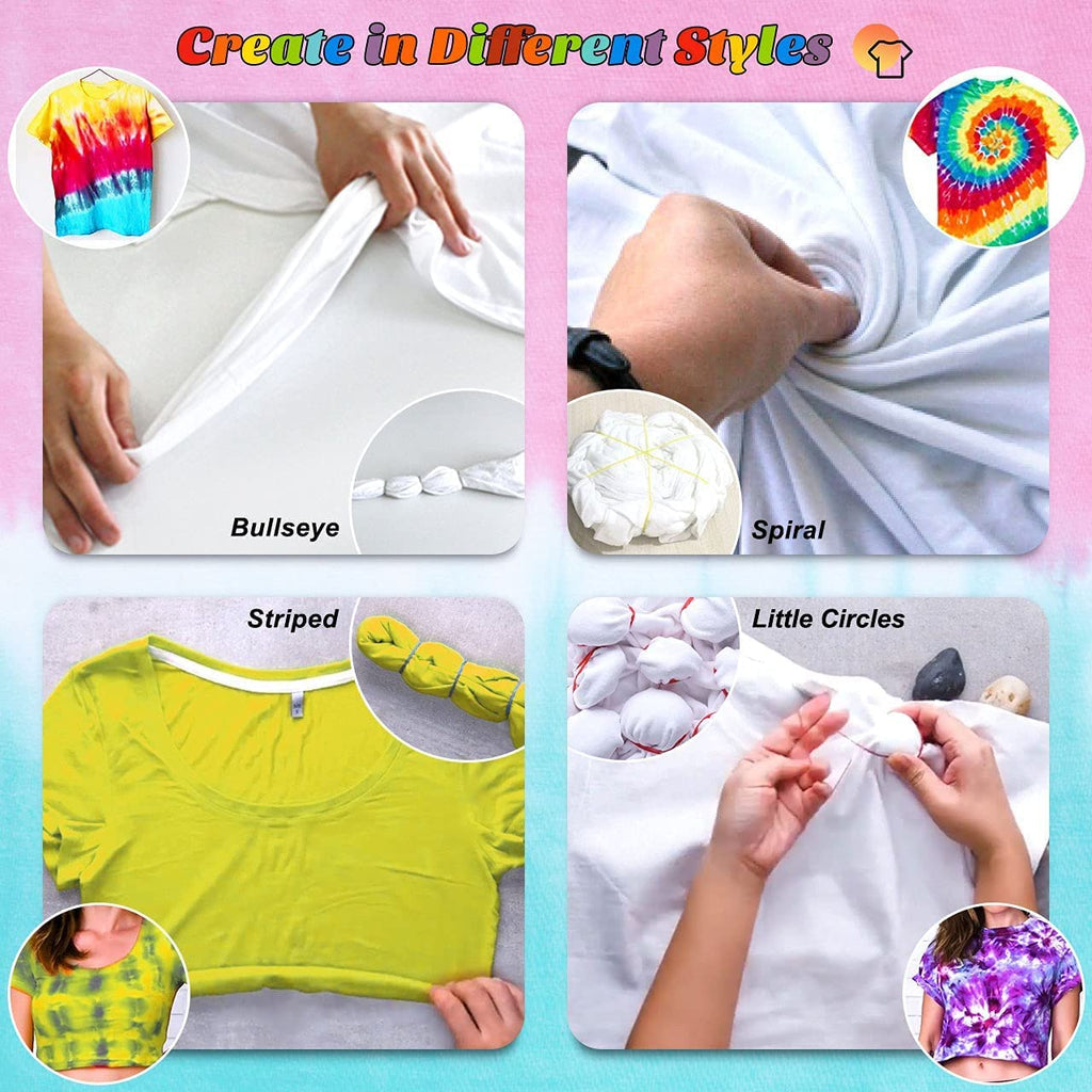 DIY Tie Dye Kits, 32 Colours All-in-1 Tie Dye Set