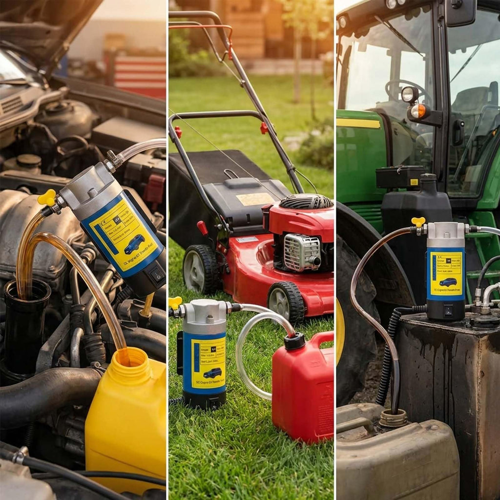 Sakerplus Portable Electric Engine Oil Transfer Pump, Oil Extractor Pump