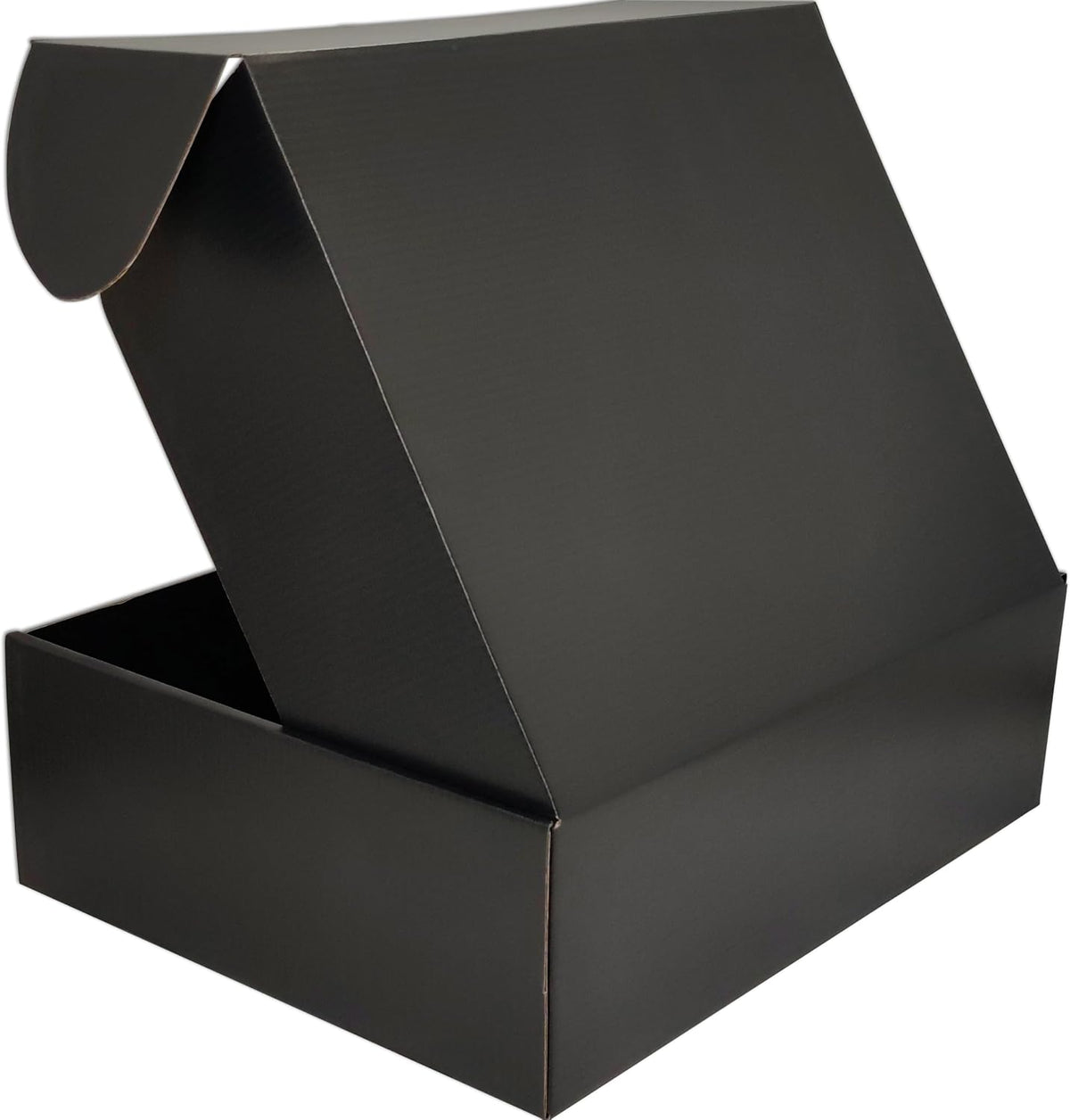 13x10x4 Shipping Boxes (20pcs) Black Mailer Corrugated Cardboard Box