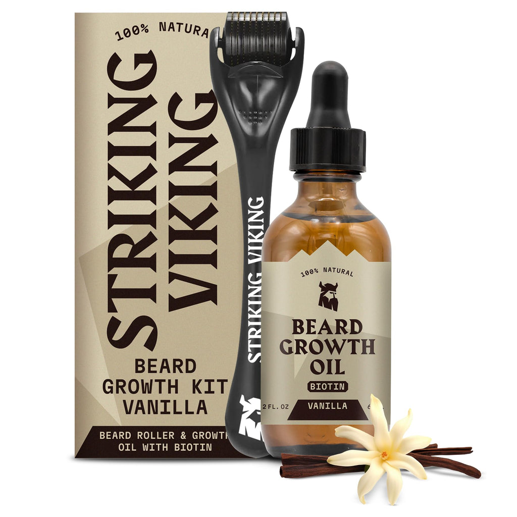 Beard Growth Oil with Applicator - 2 Fl Oz, Vanilla
