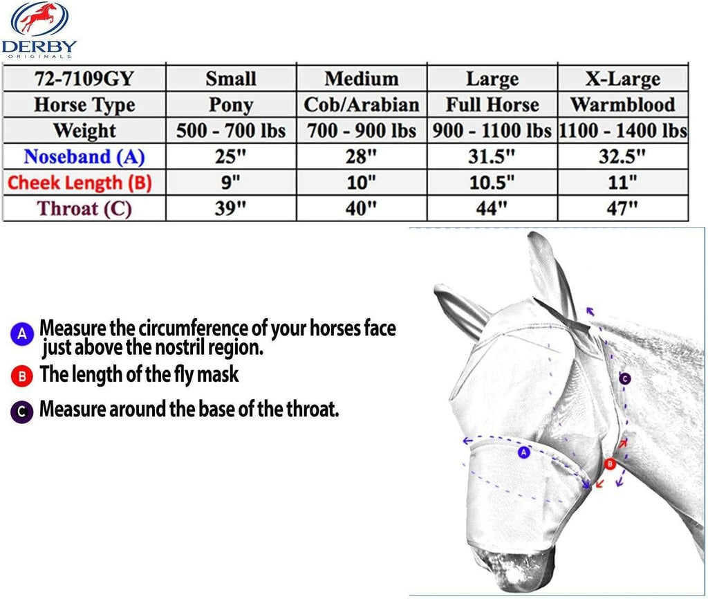 Reflective Fly Mask