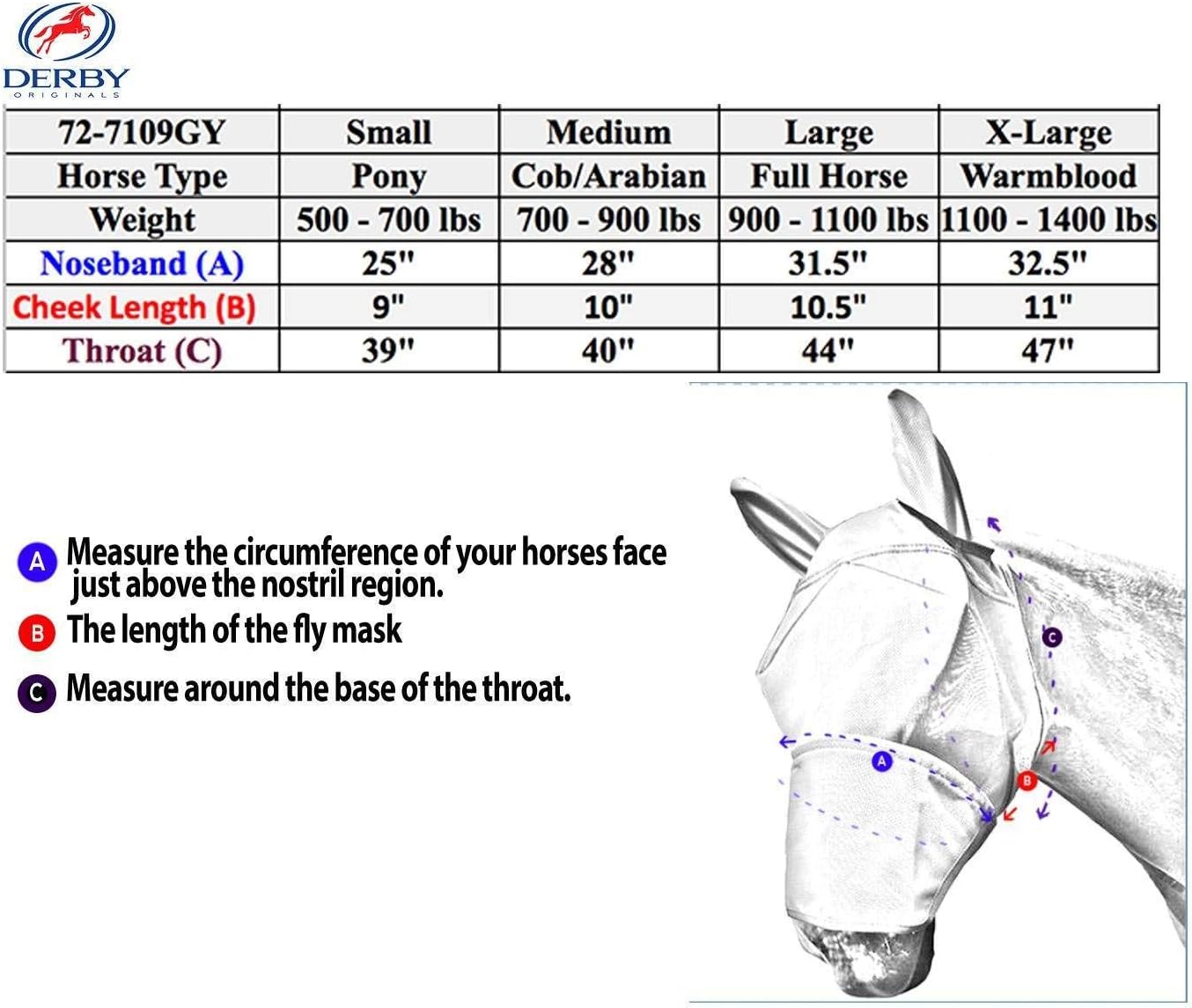 Reflective Fly Mask