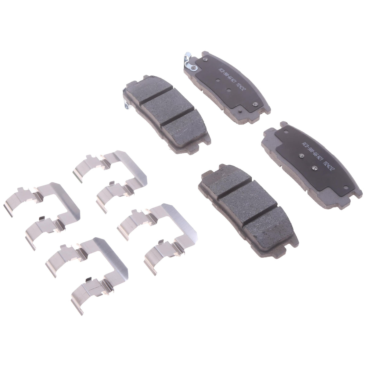 ACDelco Silver 14D1275CHF2 (19429888) Ceramic Rear Disc Brake Pad Kit with Clips