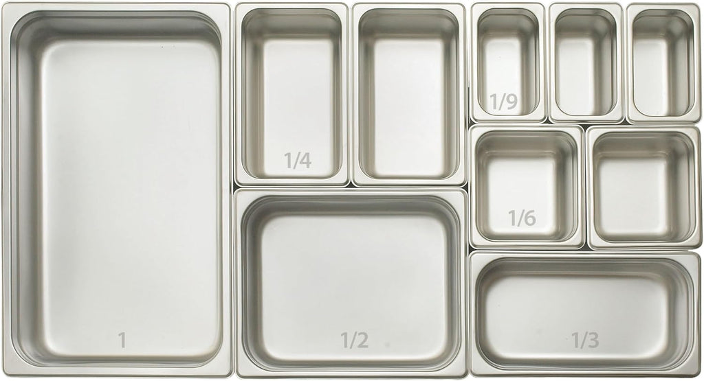 Anti-Jam Steam Pan, 1/4 by 2-1/2-Inch, 24-Gauge