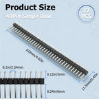 2.54mm 40 Pin Male Breakaway Header Pins (22 Pcs)