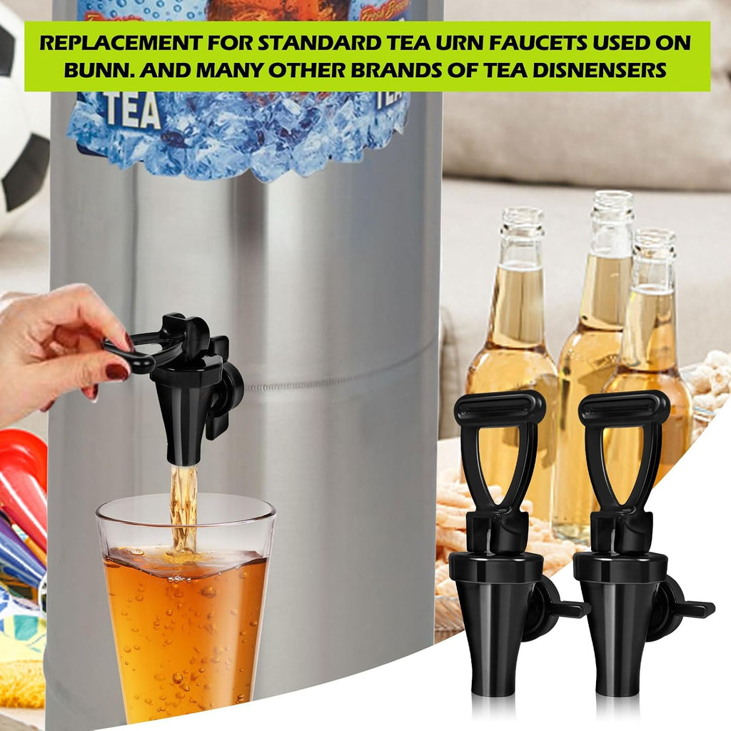 (2Pack) 03260.0002 Replacement Faucet Kit for Ice Tea Dispenser, Spigot Replacement for Tea Urn, Reusable Tea Faucet