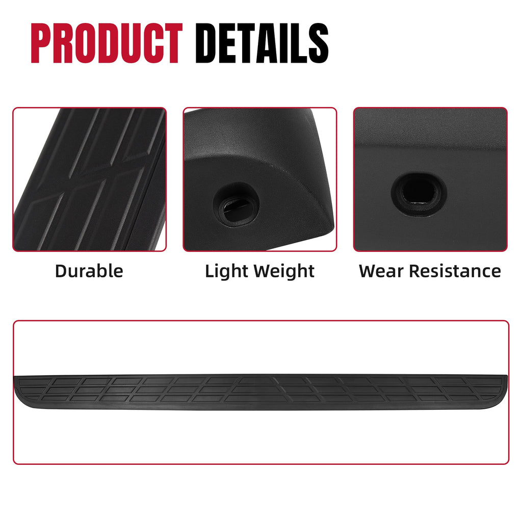 Tailgate Molding Protector Cap Compatible with 2007-2014 Chevy GMC