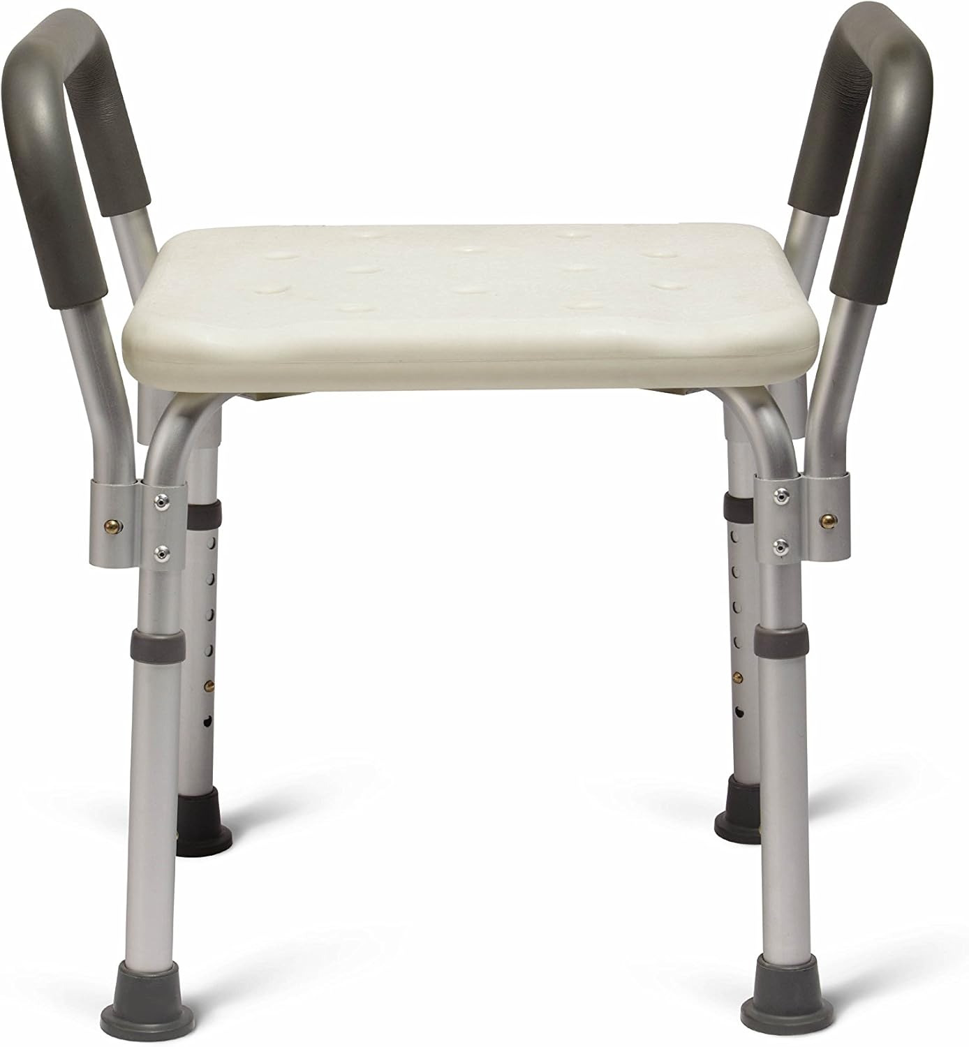 Bath Bench Shower Seat with Padded Armrests, Ideal for Bathtubs, Robust Support up to 350 lbs., Comfortable and Durable