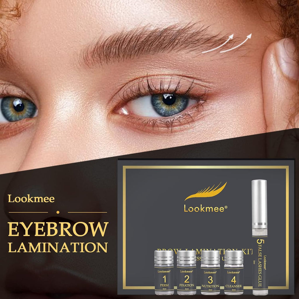 5-in-1 Lash Lift & Eyebrow Lamination Kit - Professional DIY Eyelash Curler & Perm Kit Eyelash Lift Kit &, At-Home