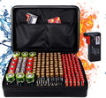 Fireproof Battery Organizer Storage Box with Tester BT-168 | Explosionproof,Protects Up to 200+ Batteries AA AAA C D