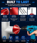 DearChan 2-in-1 PVC Deburring Tool, Inner/Outer Reamer for 0.75"-3.5" Pipe