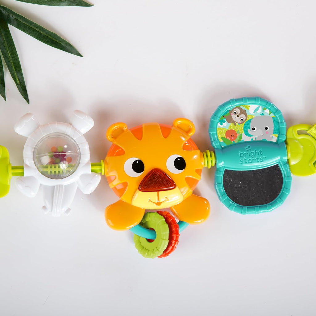 Take Along Musical Carrier Baby Activity Toy Bar, Hanging Car Seat Toy, 4 Fun Melodies, Fine Motor Skill Development