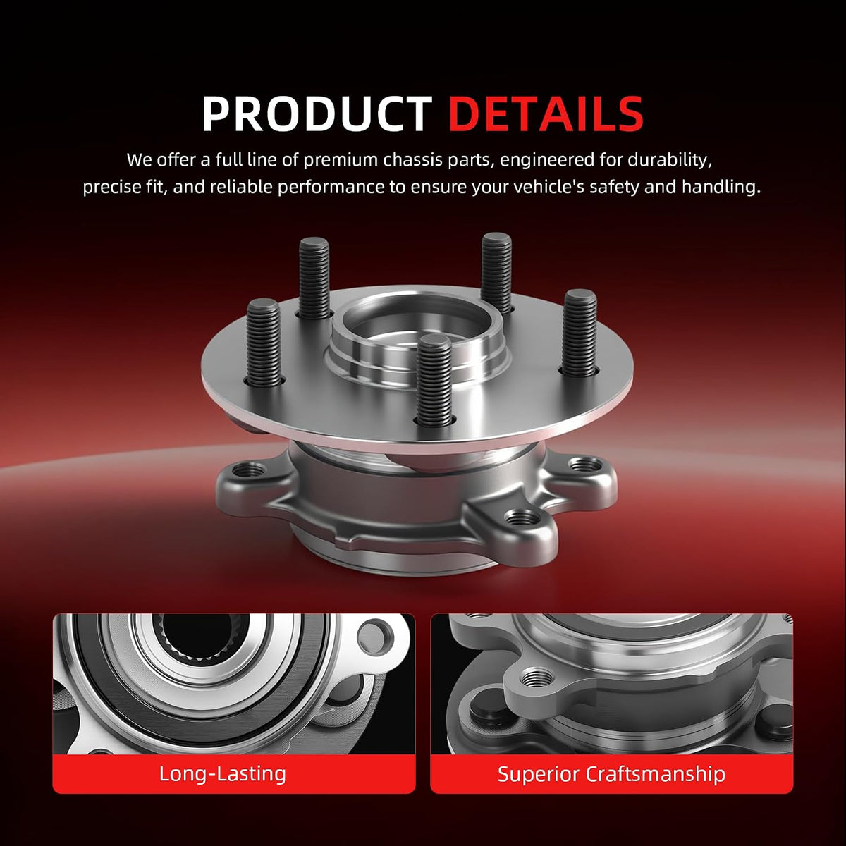 Front Wheel Bearing Hub Assembly for Toyota Camry 2018-2022