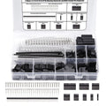 1450Pcs 2.54mm Dupont Connector Kit 1-10P Male Female