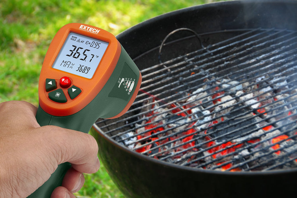 Extech IR270 Infrared Thermometer with Color Alert, -58 to 1472F