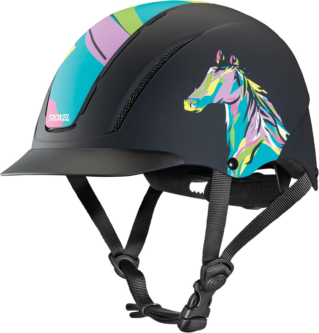 Spirit Duratec Full Coverage Horse Riding Helmet, Adjustable Fit