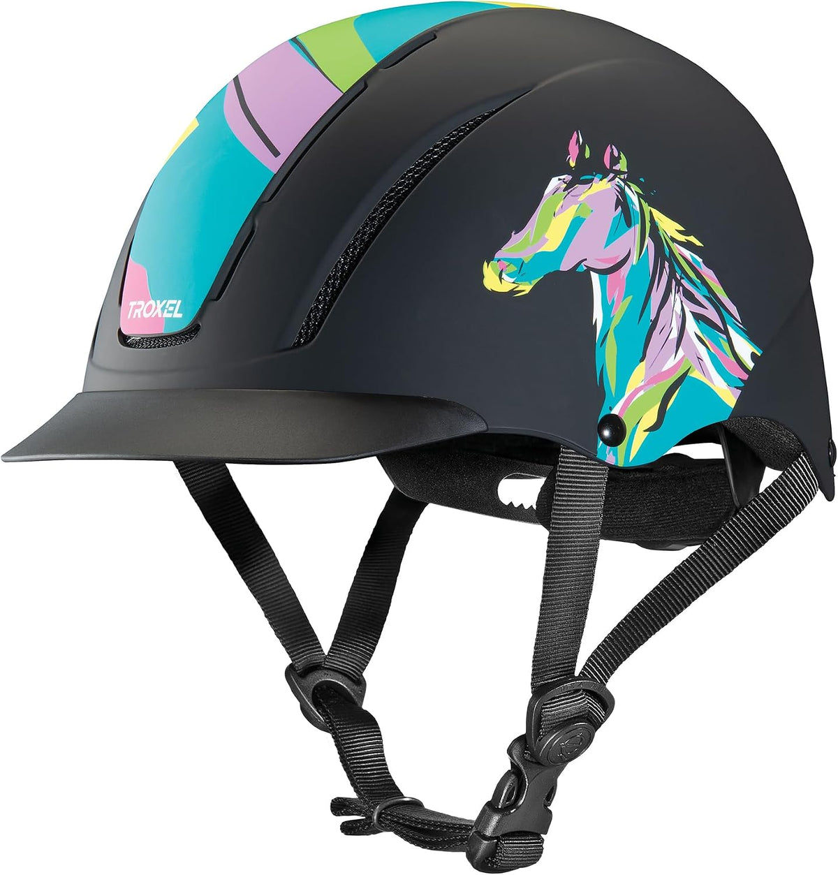 Spirit Duratec Full Coverage Horse Riding Helmet, Adjustable Fit