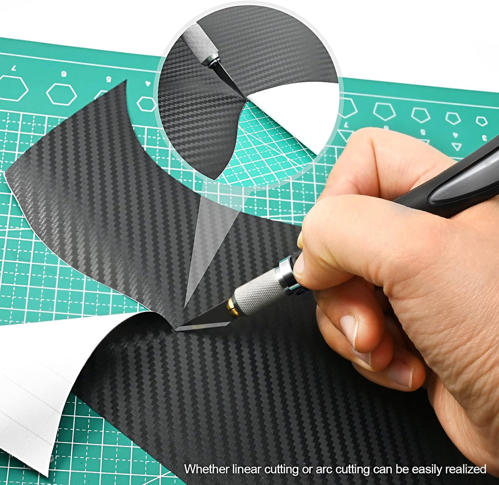Precision Hobby Knife Set Utility Craft Knife Kit with 10PCS Blades for Art, Working-Stencil, Scoring, Scrapbooking
