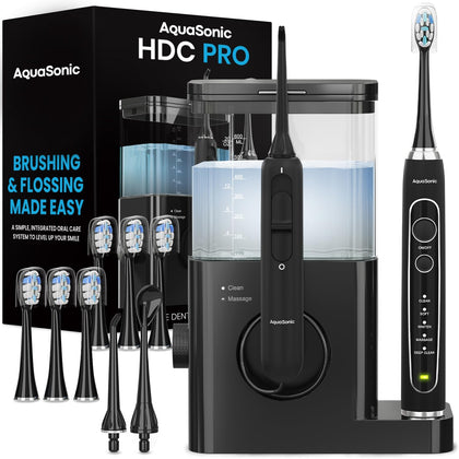 Home Dental Center PRO – Brushing & Flossing Made Easy – Brush & Floss – Power Toothbrush & Water Flosser – Whiter