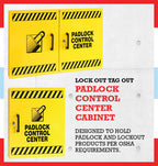 Lockout Tagout Kit, Padlock Control Center for Safe Padlock Storage