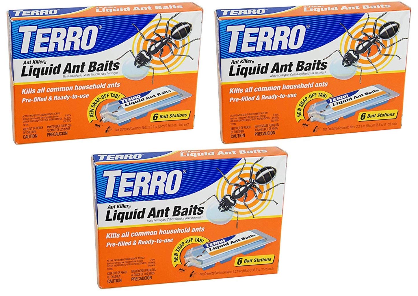 T300 Liquid Ant Baits - 3 Pack (18 Total Baits)