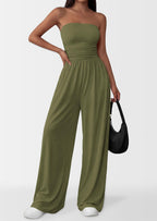 Strapless Jumpsuits for Women Dressy Casual
