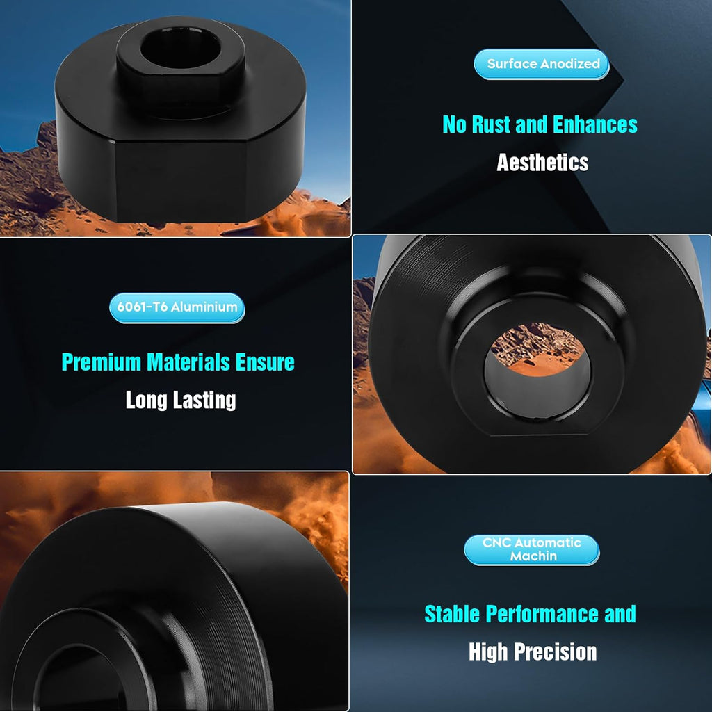 Autsurles 2" Front Leveling Kit for Ford Ranger / Bronco / Explorer 2WD - Spring Lift Spacers with 3/4" Stud Extenders
