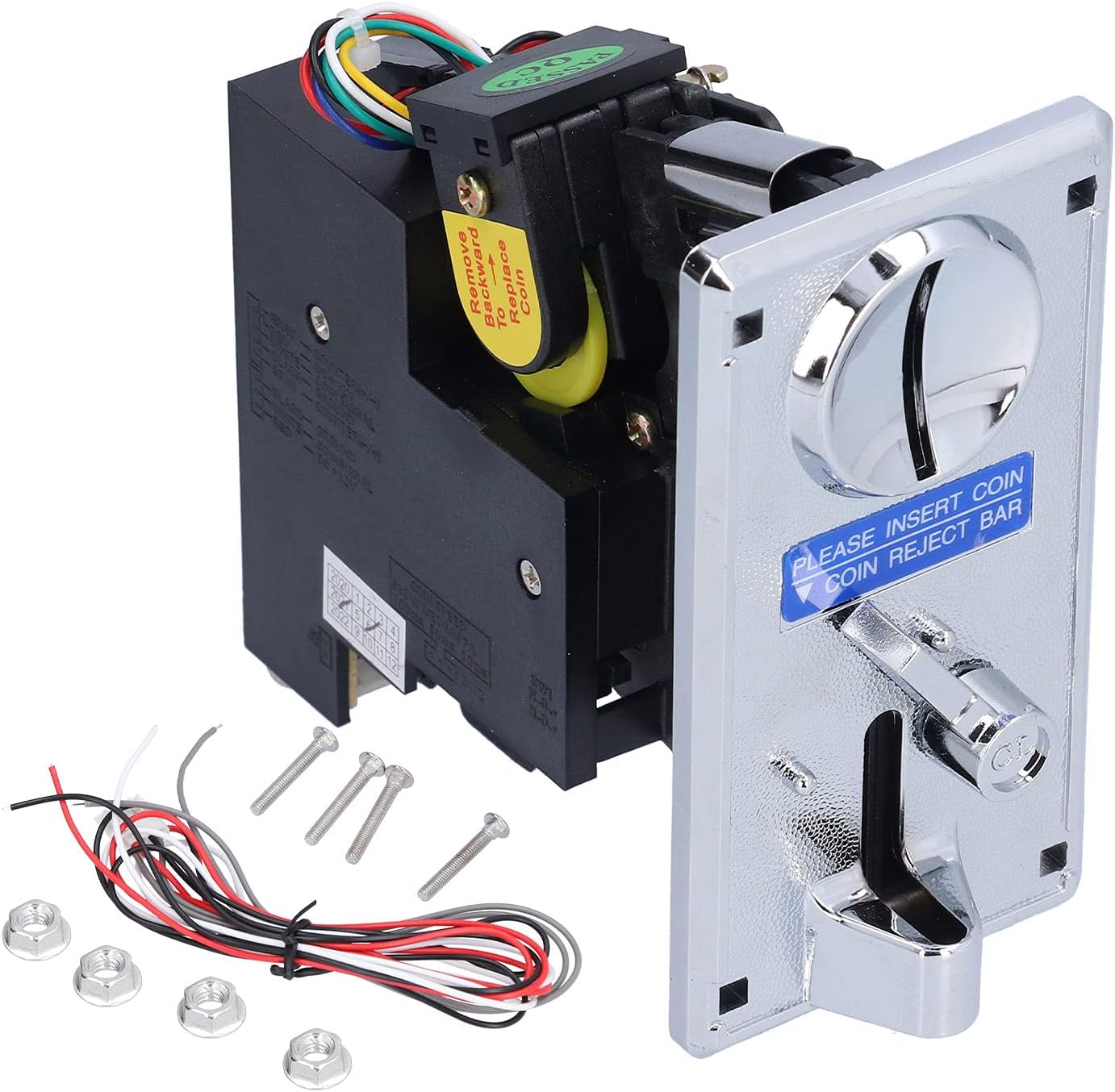 Coin Acceptor, CPU Multi Coins Acceptor Selector, Comparable Roll Down Coin Mech Electronic Coin Selector, for Arcade