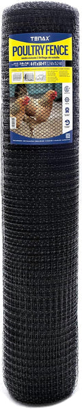 Deer Netting - Heavy Duty, 7ft Netting for Gardens - 7 Ft x 100 Ft - Black Polypropylene
