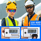 12 Pack Tinted Safety Glasses for Men Women, UV400 Protective Eyewear