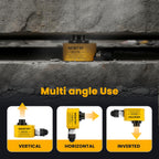 NEWTRY 10T Low Profile Hydraulic Ram Jack, 1" Stroke Multi-Section