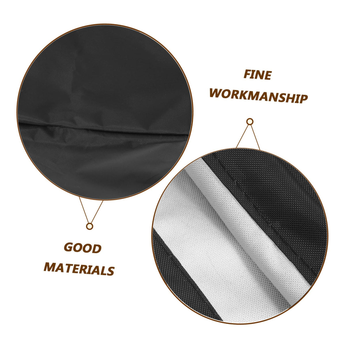 Polyester Ice Maker Cover for Small Household Machines, Black