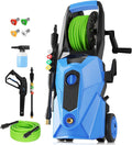 Pressure Washer 5000 PSI,2.8 GPM Power Washer with Foam Cannon,Portable Cleaner with 33ft Hose Reel,4 Nozzle Tips,and