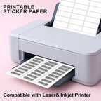 1" x 2-5/8" Address Labels, 1200 White Mailing Labels, 40 Sheets